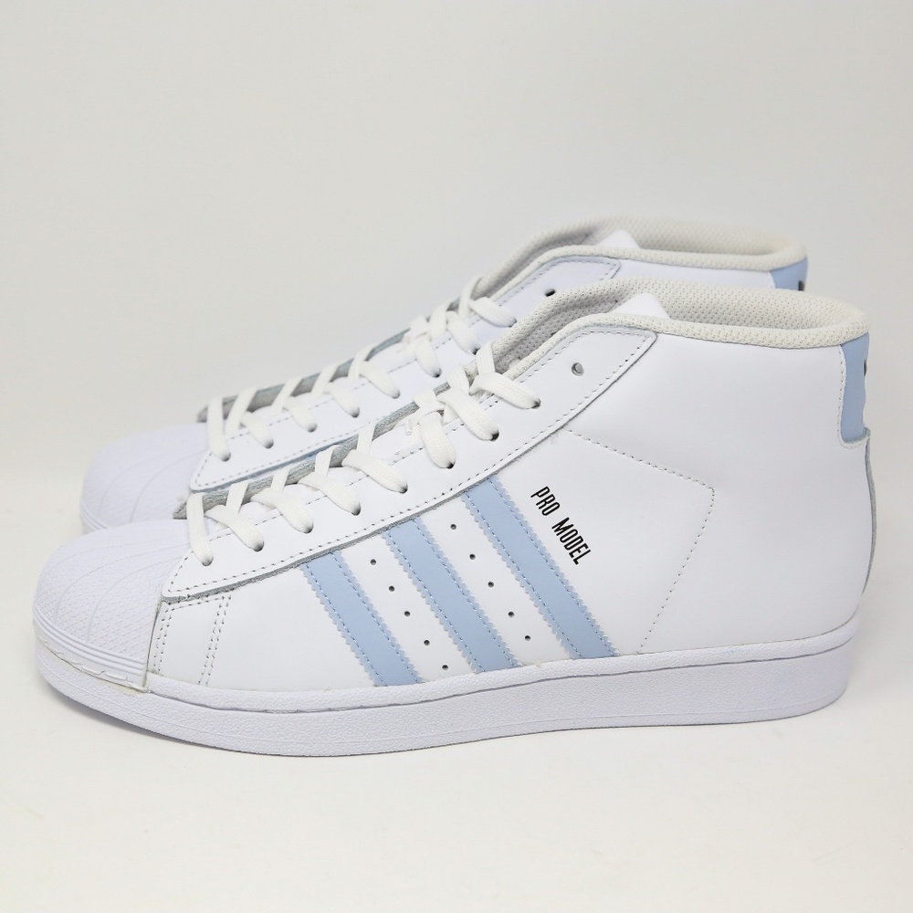 adidas Pro Model Shell Toe White Blue BW1341 Retro - Picture 4 of 7